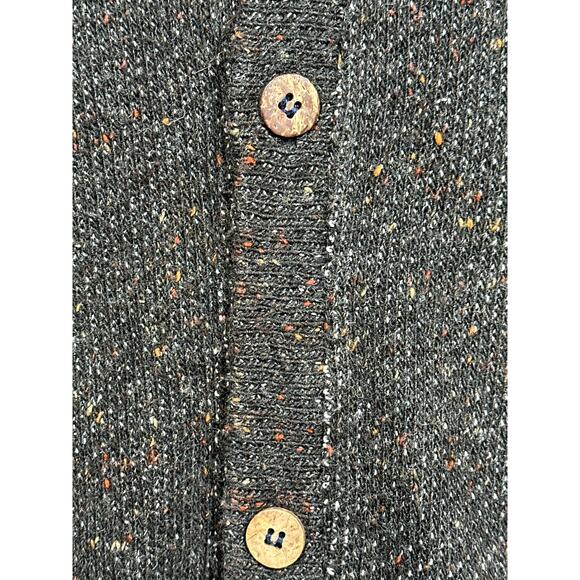 Kite Club Women's Cardigan Sweater Pockets Linen Blend Sz XL Old Money Academia - Picture 7 of 14